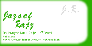 jozsef rajz business card